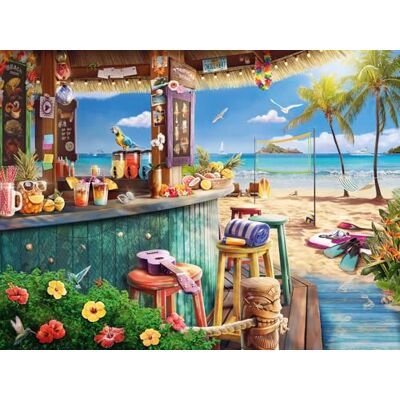 Ravensburger Beach Bar Breezers 1500 Piece Jigsaw Puzzles for Adults and Kids Age 12 Years Up Ravensburger Beach Bar Breezers 1500 Piece Jigsaw Puzzles for Adults and Kids Age 12 Years Up