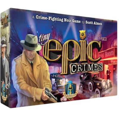 Pixie Games PIXIEGAMES Tiny Epic Crimes – Strategic Board Game and Deduction – Police Investigation – 1 to 4 Players – Ages 14 and Above Pixie Games PIXIEGAMES Tiny Epic Crimes – Strategic Board Game and Deduction – Police Investigation – 1 to 4 Players – Ages 14 and Above