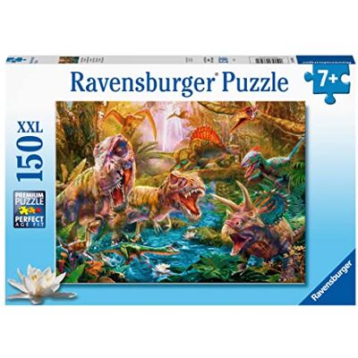 Ravensburger T-Rex Attack Dinosaur Jigsaw Puzzle for Kids Age 7 Years Up 150 Pieces Ravensburger T-Rex Attack Dinosaur Jigsaw Puzzle for Kids Age 7 Years Up 150 Pieces