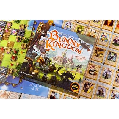 IELLO Bunny Kingdom Board Game Ages 14+ 2 to 4 Players 45 mins Minutes Playing Time IELLO Bunny Kingdom Board Game Ages 14+ 2 to 4 Players 45 mins Minutes Playing Time