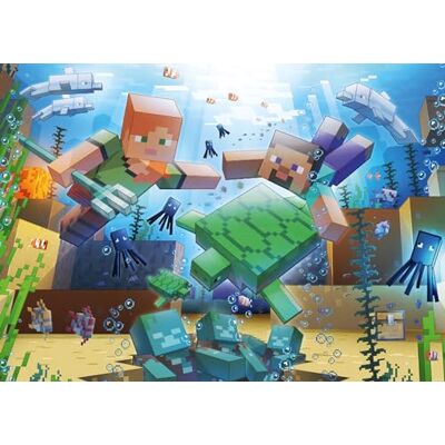 Ravensburger Minecraft Mosaic 1000 Piece Jigsaw Puzzles Gifts for Boys, Girls and Adults Age 12 Years Up Ravensburger Minecraft Mosaic 1000 Piece Jigsaw Puzzles Gifts for Boys, Girls and Adults Age 12 Years Up