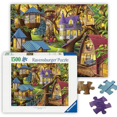 Ravensburger Twilight in The Treetops 1500 Piece Jigsaw Puzzle for Adults 12001009 Handcrafted Tooling, Made in Germany, Every Piece Fits Together Perfectly Ravensburger Twilight in The Treetops 1500 Piece Jigsaw Puzzle for Adults 12001009 Handcrafted Tooling, Made in Germany, Every Piece Fits Together Perfectly