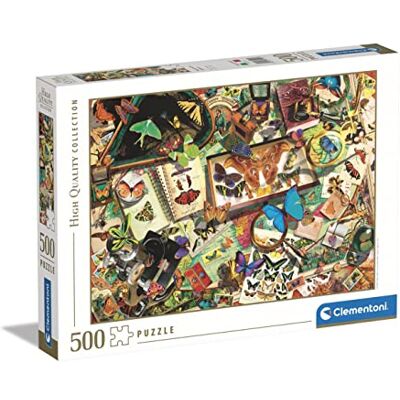Clementoni 35125 Collection Puzzle The Butterfly Collector Jigsaw Puzzle 500 Pieces, Made In Italy, Jigsaw Puzzle For Adults Clementoni 35125 Collection Puzzle The Butterfly Collector Jigsaw Puzzle 500 Pieces, Made In Italy, Jigsaw Puzzle For Adults
