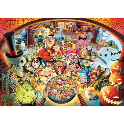 Ravensburger Trick or Treat 1000 piece Jigsaw Puzzle for Adults and Kids Age 12 and Up Ravensburger Trick or Treat 1000 piece Jigsaw Puzzle for Adults and Kids Age 12 and Up