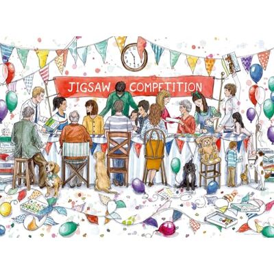 Ravensburger Jigsaw Puzzle Competition 500 Piece Puzzle by Artist Eleanor Tomlinson – Colourful Family Scene, Adults & Kids Age 10 Cardboard Jigsaw Ravensburger Jigsaw Puzzle Competition 500 Piece Puzzle by Artist Eleanor Tomlinson – Colourful Family Scene, Adults & Kids Age 10 Cardboard Jigsaw