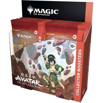 Magic: The Gathering Avatar: The Last Airbender Collector Booster Box Collectible Card Game for Ages 13+ Magic: The Gathering Avatar: The Last Airbender Collector Booster Box Collectible Card Game for Ages 13+