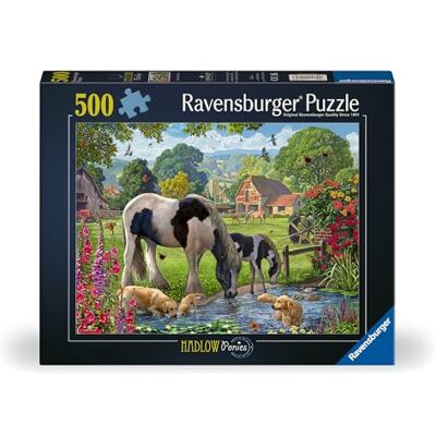 Ravensburger Hadlow Ponies 500 piece Jigsaw Puzzle for Adults and Kids Age 10 and Up Ravensburger Hadlow Ponies 500 piece Jigsaw Puzzle for Adults and Kids Age 10 and Up