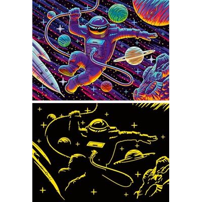 Ravensburger Outer Space Adventure 200 Piece XXL Starline Jigsaw Puzzle for Kids Age 8+ – Glow in The Dark Space Puzzle with Extra Large Pieces, Astronaut & Planet Design Ravensburger Outer Space Adventure 200 Piece XXL Starline Jigsaw Puzzle for Kids Age 8+ – Glow in The Dark Space Puzzle with Extra Large Pieces, Astronaut & Planet Design