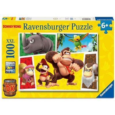 Ravensburger Donkey Kong XXL 100 piece Jigsaw Puzzle Ravensburger Donkey Kong XXL 100 piece Jigsaw Puzzle