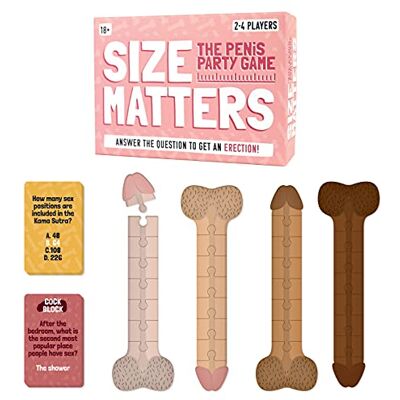 Gift Republic Size Matters Card Trivia Game Gift Republic Size Matters Card Trivia Game