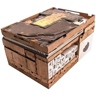 SMONEX Wooden Organizer and Four Player Boards Compatible with Gloomhaven Board Game Box Suitable for Storage All Gloomhaven Expansions Insert and Storage SMONEX Wooden Organizer and Four Player Boards Compatible with Gloomhaven Board Game Box Suitable for Storage All Gloomhaven Expansions Insert and Storage