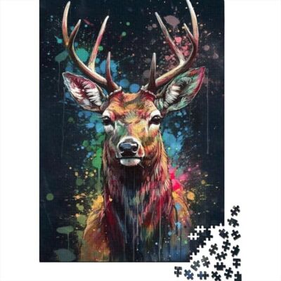 TBDUEPS 70x50cm/1000pcs, Classic Jigsaw Puzzle, 1000 Pieces, Deer Painting For festive leisure at home, this adult jigsaw puzzle with 1000 pieces offers adults a patient challenge for colder days. TBDUEPS 70x50cm/1000pcs, Classic Jigsaw Puzzle, 1000 Pieces, Deer Painting For festive leisure at home, this adult jigsaw puzzle with 1000 pieces offers adults a patient challenge for colder days.