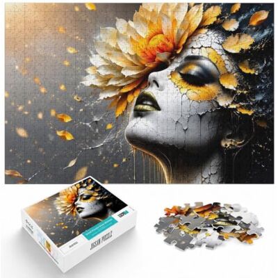 LMYmoney 1000pcs (70x50cm), Classic Jigsaw Puzzle, 1000 Pieces, Abstract Flower Face For after-work downtime: Adult jigsaw puzzle with 1000 pieces works well for solo leisure or shared family time. LMYmoney 1000pcs (70x50cm), Classic Jigsaw Puzzle, 1000 Pieces, Abstract Flower Face For after-work downtime: Adult jigsaw puzzle with 1000 pieces works well for solo leisure or shared family time.
