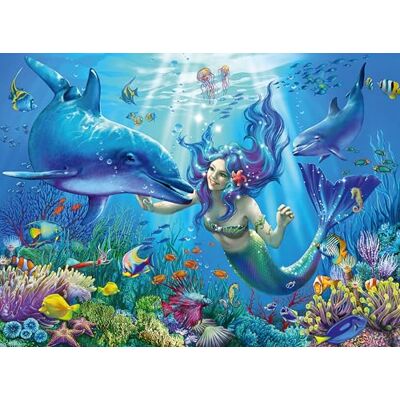 Ravensburger Underwater Paradise Glow in The Dark 200 Jigsaw Puzzle for Kids Age 8 Years Up Ravensburger Underwater Paradise Glow in The Dark 200 Jigsaw Puzzle for Kids Age 8 Years Up
