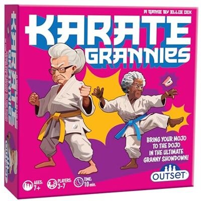 Outset Media Karate Grannies Hilarious Clash Of Knitting And Martial Arts Strategy Card Game For Ages 7 And Over Outset Media Karate Grannies Hilarious Clash Of Knitting And Martial Arts Strategy Card Game For Ages 7 And Over