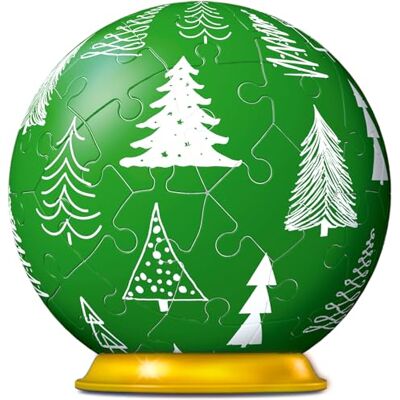 Ravensburger Green Christmas Tree Bauble Decoration 3D Jigsaw Puzzle Ball for Kids Age 6 Years Up 54 Pieces No Glue Required Ravensburger Green Christmas Tree Bauble Decoration 3D Jigsaw Puzzle Ball for Kids Age 6 Years Up 54 Pieces No Glue Required