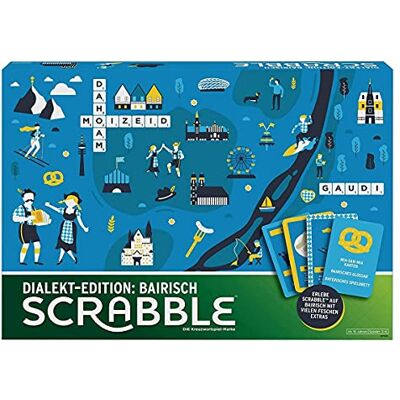 Mattel Games Scrabble Dialekt-Edition Bayern - Board Game Mattel Games Scrabble Dialekt-Edition Bayern - Board Game