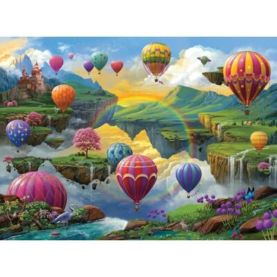 Ravensburger Air Balloon Valley 500 piece Jigsaw Puzzle for Adults and Kids Age 10 and Up Ravensburger Air Balloon Valley 500 piece Jigsaw Puzzle for Adults and Kids Age 10 and Up
