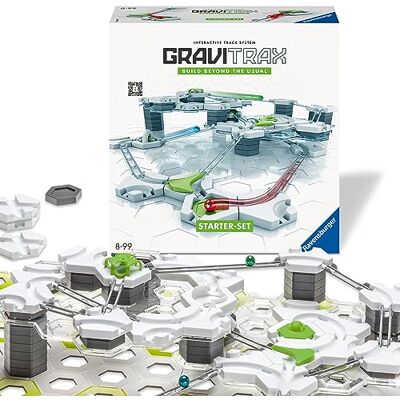 GraviTrax Ravensburger Starter Set Marble Run – STEM Construction Toy Marble Maze with Tracks, Blocks & 3D Building Elements, Creative Gravity Puzzle Game, Marbles for Kids Age 8+ GraviTrax Ravensburger Starter Set Marble Run – STEM Construction Toy Marble Maze with Tracks, Blocks & 3D Building Elements, Creative Gravity Puzzle Game, Marbles for Kids Age 8+
