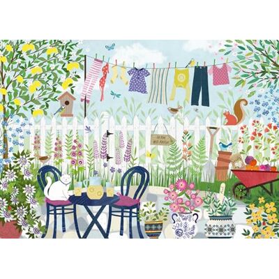 Ravensburger Summer Garden 1000 Piece Jigsaw Puzzle by Georgia Breeze – Premium Adult Puzzle with Vibrant Garden Scene, Precision-Cut Pieces Ravensburger Summer Garden 1000 Piece Jigsaw Puzzle by Georgia Breeze – Premium Adult Puzzle with Vibrant Garden Scene, Precision-Cut Pieces