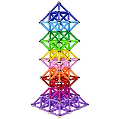 Beicarin 204 Pcs Magnetic Building Blocks Toys, Educational Sticks Set for Kids and Adults 3D Non-Magnetic Balls With Storage Bag Beicarin 204 Pcs Magnetic Building Blocks Toys, Educational Sticks Set for Kids and Adults 3D Non-Magnetic Balls With Storage Bag