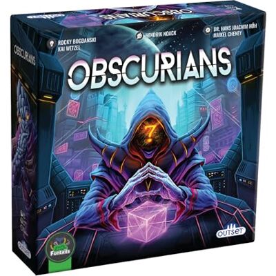 Outset Media Obscurians – The Game of Intrigue Deception and Deduction for 2 to 6 Players Ages 12+ – A Resource Management/Deduction Game Outset Media Obscurians – The Game of Intrigue Deception and Deduction for 2 to 6 Players Ages 12+ – A Resource Management/Deduction Game