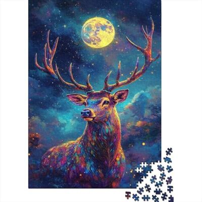 TBDUEPS 70x50cm/1000pcs, Classic Jigsaw Puzzle, 1000 Pieces, Mystic Moonlit Deer For rainy days at home: Adult jigsaw puzzle with 1000 pieces is a practical choice for puzzle fans who enjoy detail. TBDUEPS 70x50cm/1000pcs, Classic Jigsaw Puzzle, 1000 Pieces, Mystic Moonlit Deer For rainy days at home: Adult jigsaw puzzle with 1000 pieces is a practical choice for puzzle fans who enjoy detail.