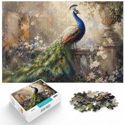 LMYmoney Classic Jigsaw Puzzle for Adults, Peacock Painting, 1000pcs (40x28cm) For free days in December, this adult jigsaw puzzle with 1000 pieces makes an engaging choice for festive family downtime. LMYmoney Classic Jigsaw Puzzle for Adults, Peacock Painting, 1000pcs (40x28cm) For free days in December, this adult jigsaw puzzle with 1000 pieces makes an engaging choice for festive family downtime.