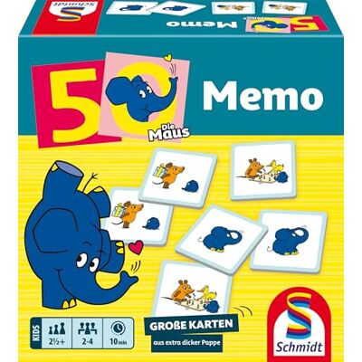 Schmidt Die Maus, Elefanten-Memo, 50. Jubiläum Schmidt Die Maus, Elefanten-Memo, 50. Jubiläum