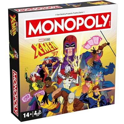 Winning Moves X-Men 97 Monopoly classic board game perfect for 2–6 players and makes a great gift for fans aged 14 and up Winning Moves X-Men 97 Monopoly classic board game perfect for 2–6 players and makes a great gift for fans aged 14 and up
