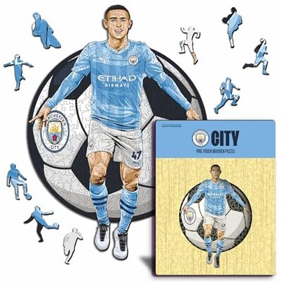 Iconic Man City FC Phil Foden Puzzle - Football Fans Gift Iconic Man City FC Phil Foden Puzzle - Football Fans Gift