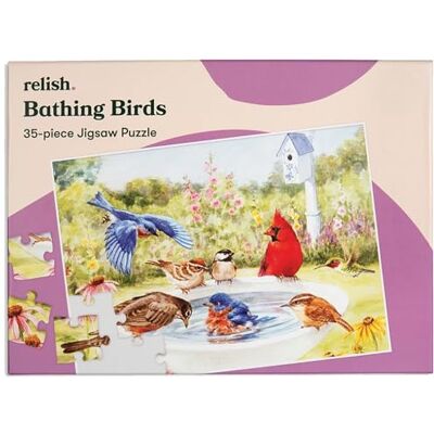 Takumiya Relish Jigsaw Puzzle for Adults - 35 Pieces, Bright Images, Support Memory & Cognition Takumiya Relish Jigsaw Puzzle for Adults - 35 Pieces, Bright Images, Support Memory & Cognition