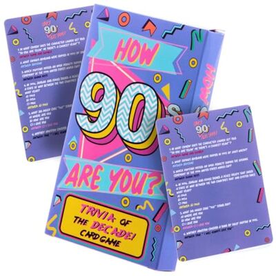 Boxer Gifts Better In My Day 90's Trivia Cards Game Fun Nineties Decade Themed Quiz Cards Great Gift For Friends Boxer Gifts Better In My Day 90's Trivia Cards Game Fun Nineties Decade Themed Quiz Cards Great Gift For Friends