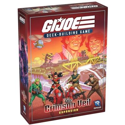 Renegade Game Studios Renegade Games: G.I. Joe Deck Building Game: The Crimson Veil Extension New Player Cards & 2 Missions, Intel Dice, Ages 14+ 1-4 Players, 30-70 Minutes Renegade Game Studios Renegade Games: G.I. Joe Deck Building Game: The Crimson Veil Extension New Player Cards & 2 Missions, Intel Dice, Ages 14+ 1-4 Players, 30-70 Minutes