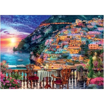 Ravensburger Dinner in Positano Italy 1000 Piece Jigsaw Puzzles for Adults and Kids Age 12 Years Up Ravensburger Dinner in Positano Italy 1000 Piece Jigsaw Puzzles for Adults and Kids Age 12 Years Up