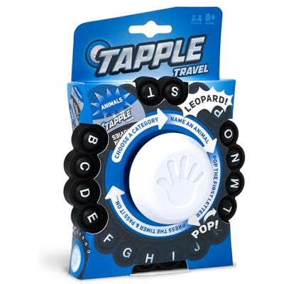 Ideal Tapple Travel Word Game Fast-Paced Family Travel Game Choose a Category & Race Against The Timer to be The Last Player Family Games For 2-8 Players Ages 8+ Ideal Tapple Travel Word Game Fast-Paced Family Travel Game Choose a Category & Race Against The Timer to be The Last Player Family Games For 2-8 Players Ages 8+