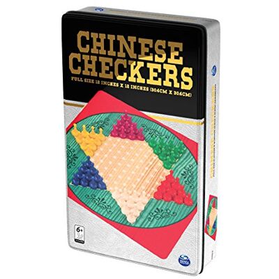Spin Master Chinese Checkers Tin (2-6 Players, 6+ Years) Spin Master Chinese Checkers Tin (2-6 Players, 6+ Years)