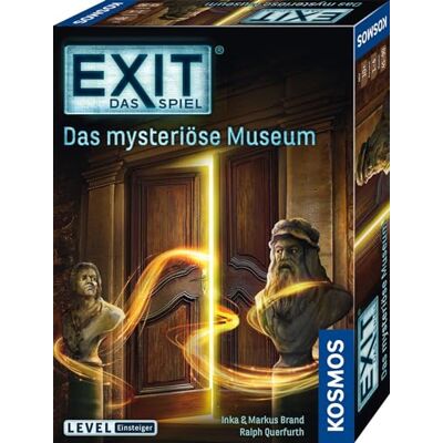 Kosmos 694227 EXIT® Das Spiel Das mysteriöse Museum, Level: Einsteiger, Escape Room Spiel, EXIT Game für 1 bis 4 Spieler ab 10 Jahre, ein einmaliges Gesellschaftsspiel Kosmos 694227 EXIT® Das Spiel Das mysteriöse Museum, Level: Einsteiger, Escape Room Spiel, EXIT Game für 1 bis 4 Spieler ab 10 Jahre, ein einmaliges Gesellschaftsspiel