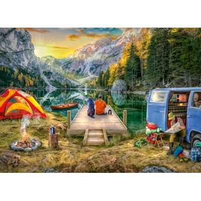 Ravensburger Calm Campside 1000 Piece Jigsaw Puzzles for Adults and Kids Age 12 Years Up Ravensburger Calm Campside 1000 Piece Jigsaw Puzzles for Adults and Kids Age 12 Years Up