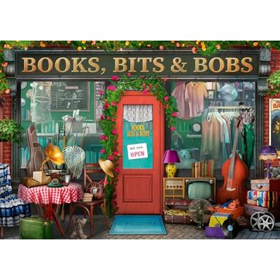 Ravensburger Books, Bits & Bobs 1000 Piece Jigsaw Puzzles for Adults and Kids Age 12 Years Up Ravensburger Books, Bits & Bobs 1000 Piece Jigsaw Puzzles for Adults and Kids Age 12 Years Up