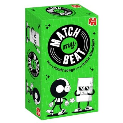 Jumbo Match My Beat – The Music Party Game with 200 Songs & 400 Scenarios Jumbo Match My Beat – The Music Party Game with 200 Songs & 400 Scenarios