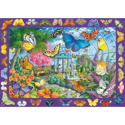 Ravensburger Butterfly Palace 500 Piece Large Format Jigsaw Puzzle – Colourful Butterflies & Flowers, Easy-to-Handle Pieces, Relaxing Adult Puzzle Ravensburger Butterfly Palace 500 Piece Large Format Jigsaw Puzzle – Colourful Butterflies & Flowers, Easy-to-Handle Pieces, Relaxing Adult Puzzle