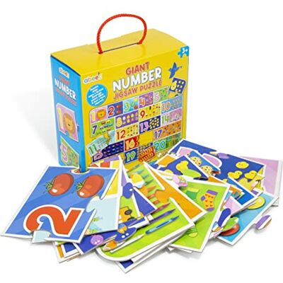 abeec Giant Number Puzzles Floor Jigsaw Puzzles For Kids Includes 30 Giant Floor Puzzle Pieces Educational Toys Toddler Games Number Puzzle abeec Giant Number Puzzles Floor Jigsaw Puzzles For Kids Includes 30 Giant Floor Puzzle Pieces Educational Toys Toddler Games Number Puzzle