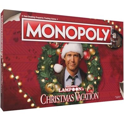 USAopoly Monopoly National Lampoons Christmas Vacation Officially Licensed Board Game Holiday Classic Movie USAopoly Monopoly National Lampoons Christmas Vacation Officially Licensed Board Game Holiday Classic Movie