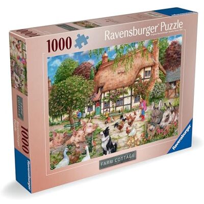 Ravensburger Farm Cottage 1000 piece Jigsaw Puzzle for Adults and Kids Age 12 and Up Ravensburger Farm Cottage 1000 piece Jigsaw Puzzle for Adults and Kids Age 12 and Up