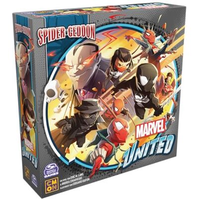 CMON , Marvel United: Spider-Geddon, Basic Game, Family Game, Board Game, 1-5 Players, Ages 10+, 40 Minutes, German CMON , Marvel United: Spider-Geddon, Basic Game, Family Game, Board Game, 1-5 Players, Ages 10+, 40 Minutes, German