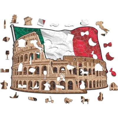 ICONIC-PUZZLES Rom Kolosseum Wooden Puzzle Size S - Puzzle ICONIC-PUZZLES Rom Kolosseum Wooden Puzzle Size S - Puzzle