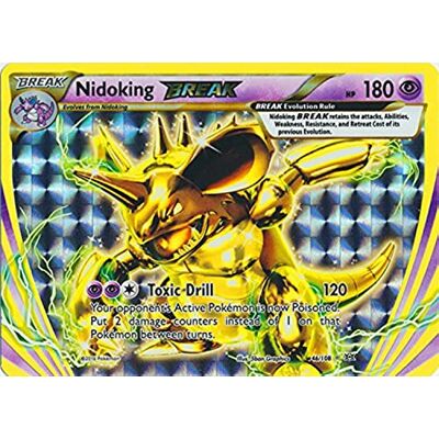 Pokémon Pokemon Nidoking Break (46/108) XY Evolutions Holo Pokémon Pokemon Nidoking Break (46/108) XY Evolutions Holo