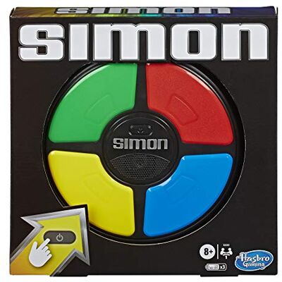 Hasbro Simon Electronic Memory Game, Handheld Light and Sound Game, Ages 8 and Up Hasbro Simon Electronic Memory Game, Handheld Light and Sound Game, Ages 8 and Up