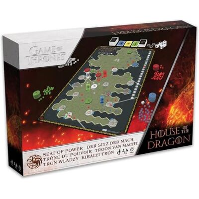 Caratmundi House of the Dragon Seat of Power Board Game - 2-4 Players, 60 min Caratmundi House of the Dragon Seat of Power Board Game - 2-4 Players, 60 min